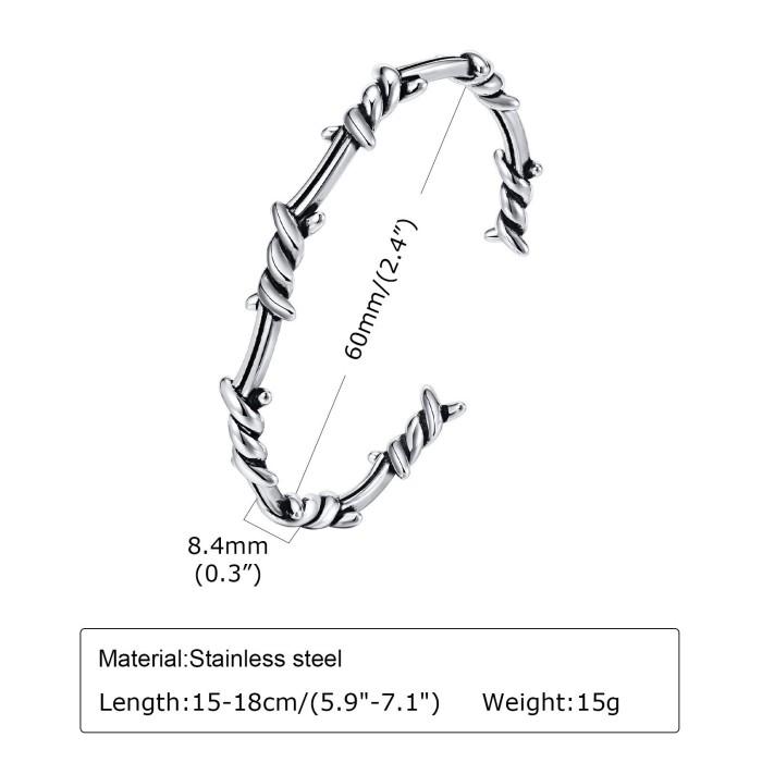Wholesale Stainless Steel Mens Bangle