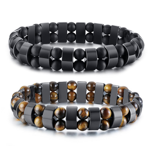 Wholesale Men's Hematite Bead Bracelet