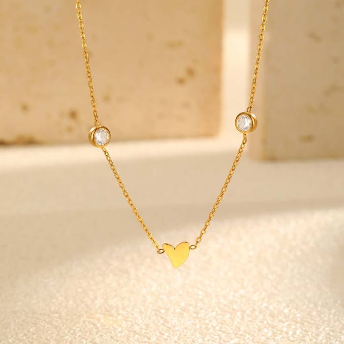 Wholesale Stainless Steel Heart Necklaces
