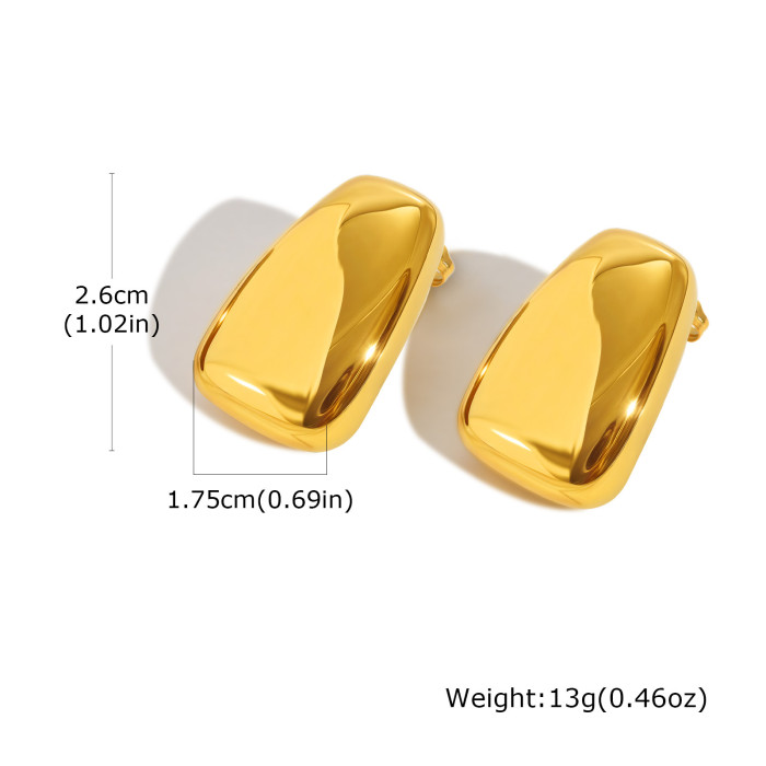 Wholesale Stainless Steel Fashion Simple Earrings