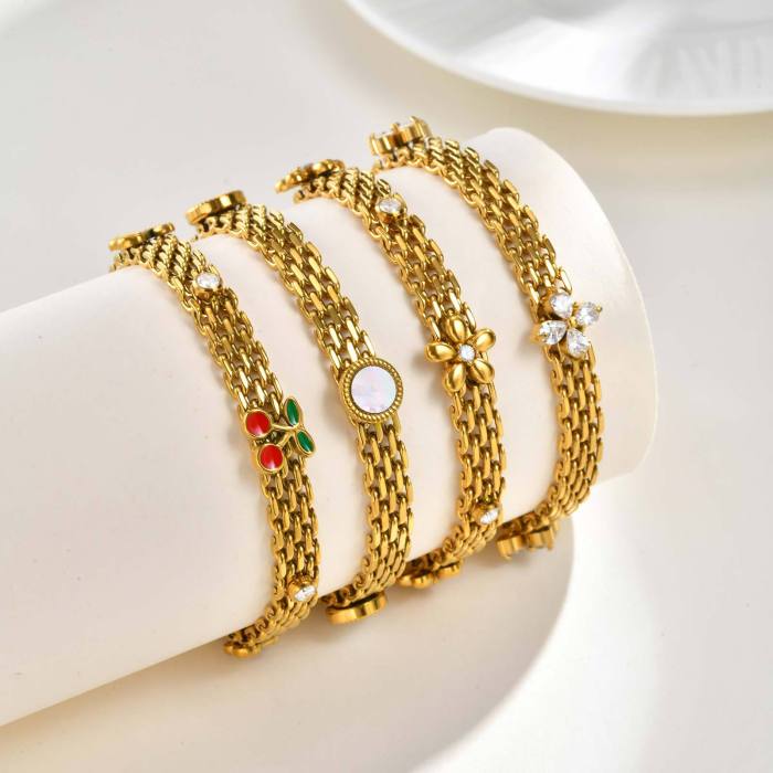 Wholesale Stainless Steel Mesh Chain Bracelet