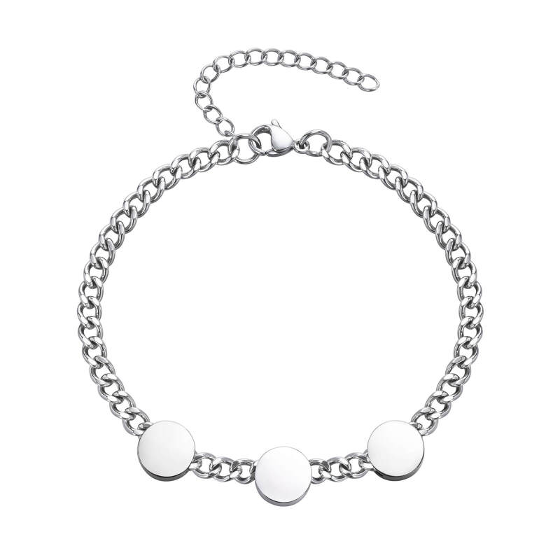 Wholesale Stainless Steel Personalized Beads Bracelet