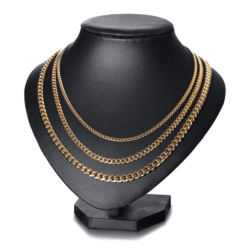 Wholesale Stainless Steel Men’s Cuban Chain necklaces