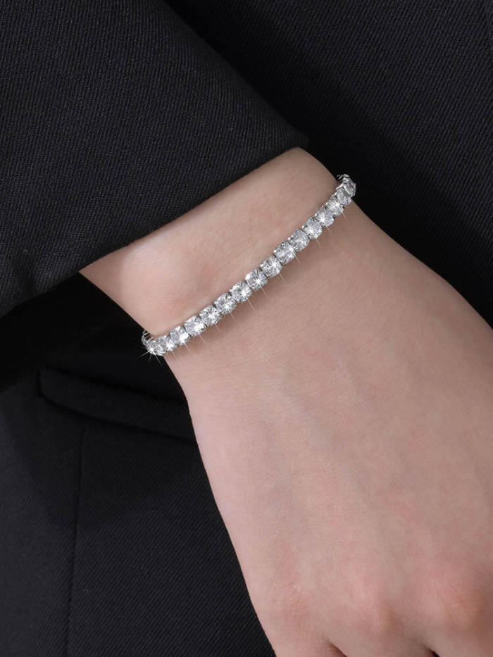 Wholesale Stainless Steel Charming Tennis Bracelet