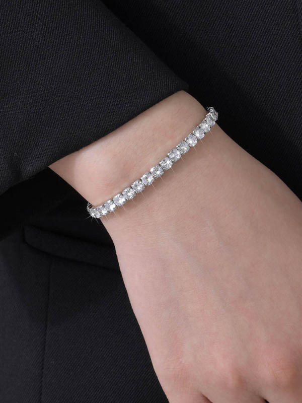 Wholesale Stainless Steel Charming Tennis Bracelet