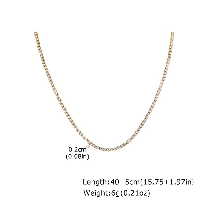 Wholesale Stainless Steel Diamond Tennis Bracelet Anklet