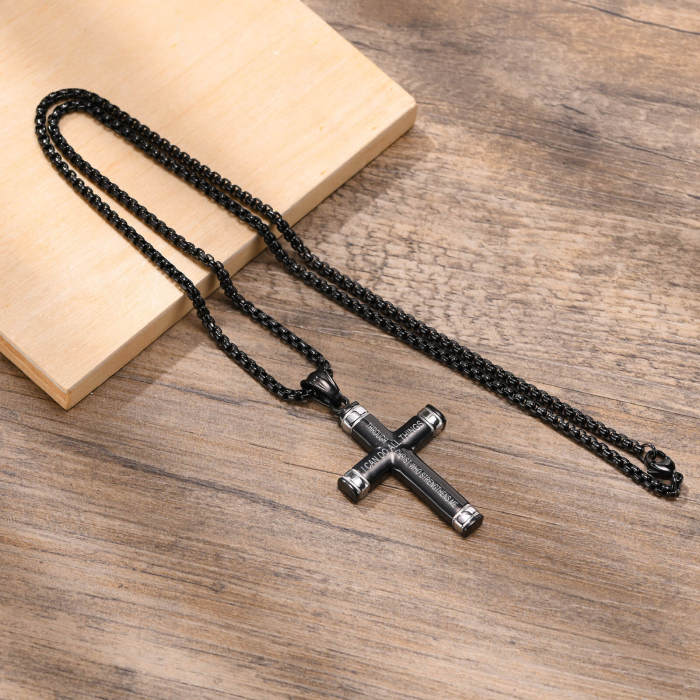 Wholesale Stainless Steel Cross with Scriptures