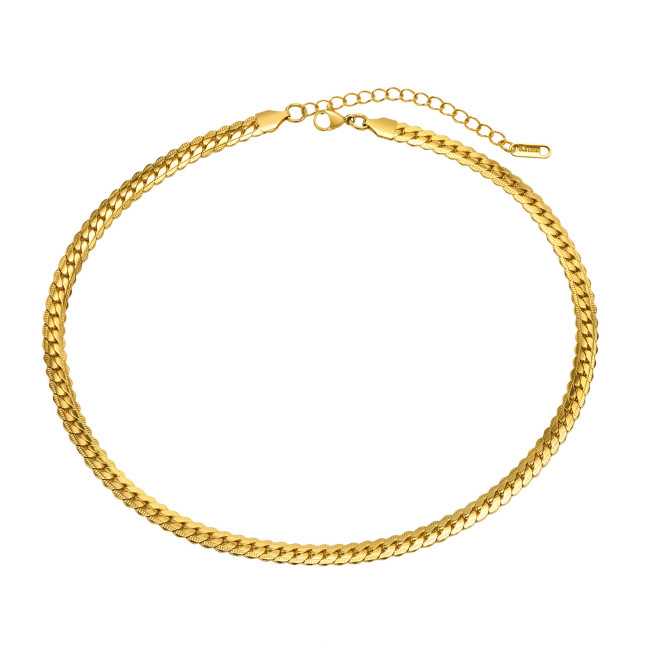 Wholesale Stainless Steel Women NK Choker Necklace