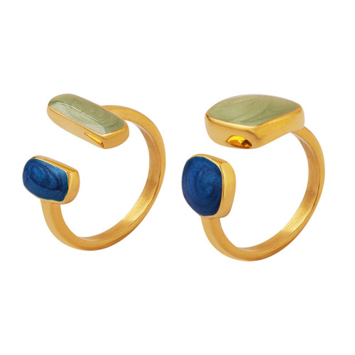Wholesale Trendy Stainless Steel Open Rings