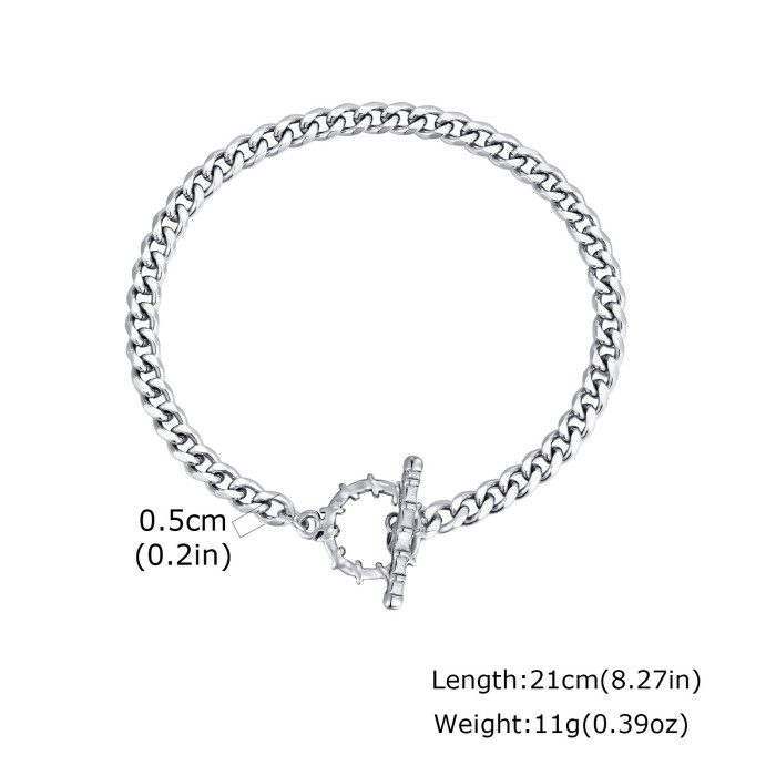Wholesale Stainless Steel OT Clasp Bracelet