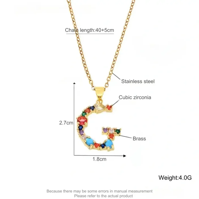 Wholesale Copper Colorful CZ Pendant