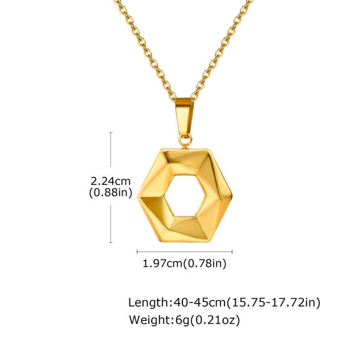 Wholesale Stainless Steel Ins Style Pendant
