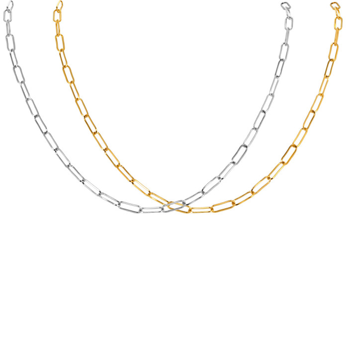 Wholesale Stainless Steel Paperclip Link Chain