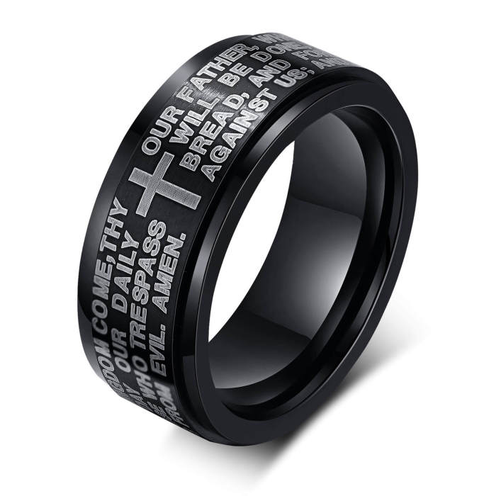 Wholesale Stainless Steel Rotatable Cross Ring