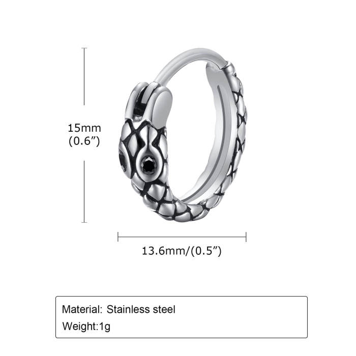 Wholesale Stainless Steel Mens Earring