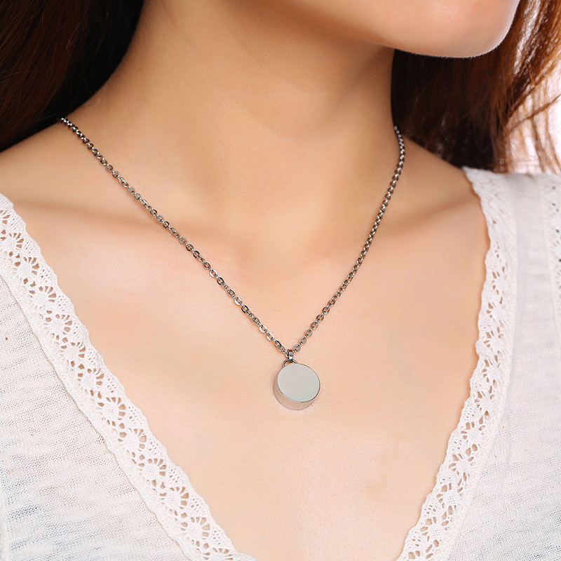 Wholesale Stainless Steel Human  Ashes Urn Necklace
