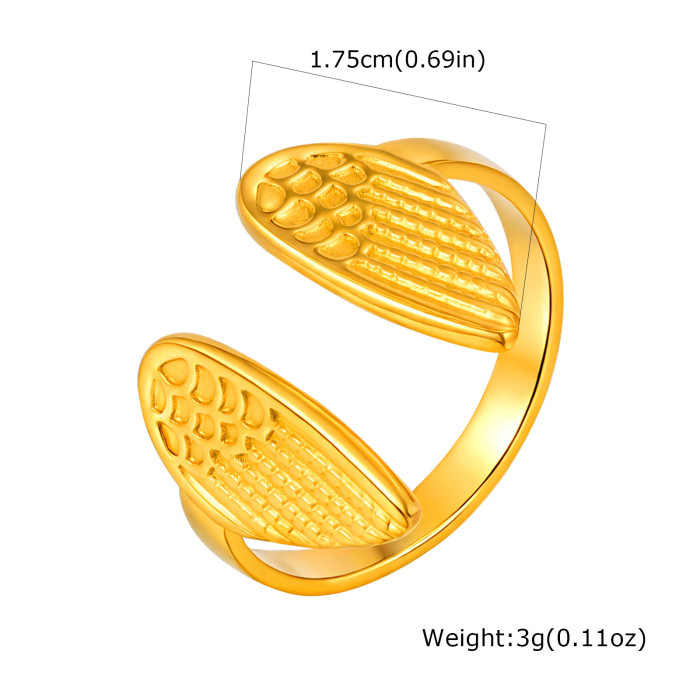 Wholesale Stainless Steel Open End Ring