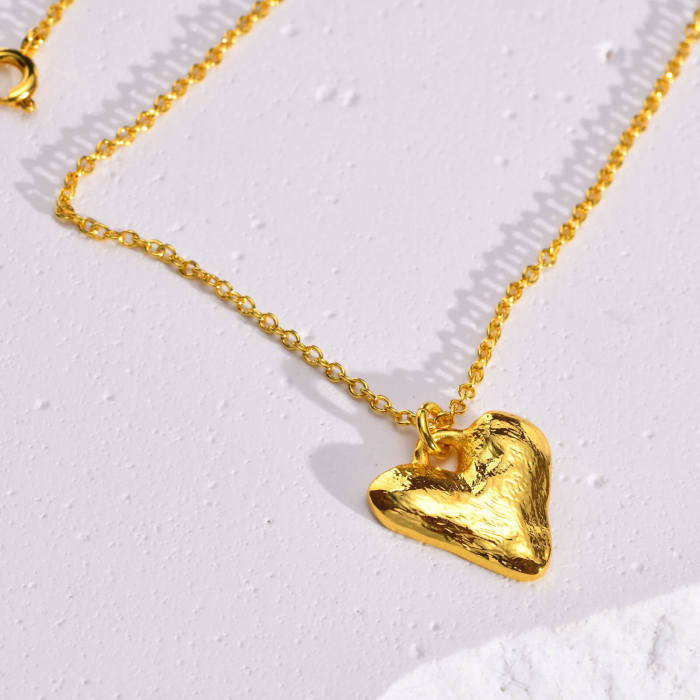 Wholesale Copper Heart Pendant Necklace