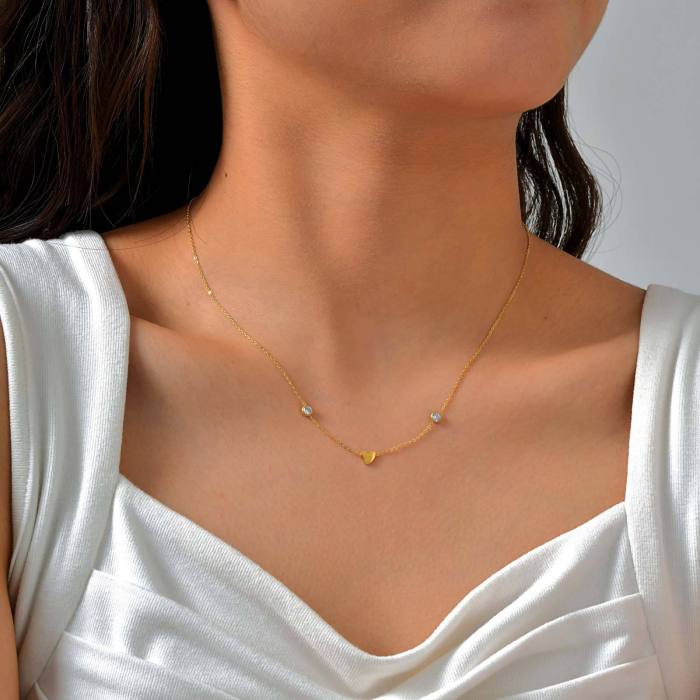 Wholesale Stainless Steel Heart Necklaces