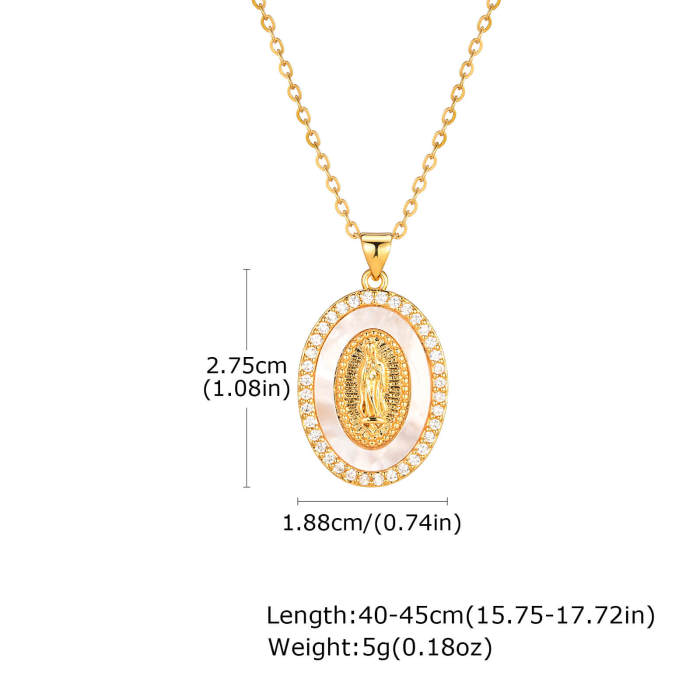 Wholesale Stainless Steel Madonna Pendant