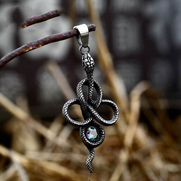 Wholesale Stainless Steel Snake Pendant