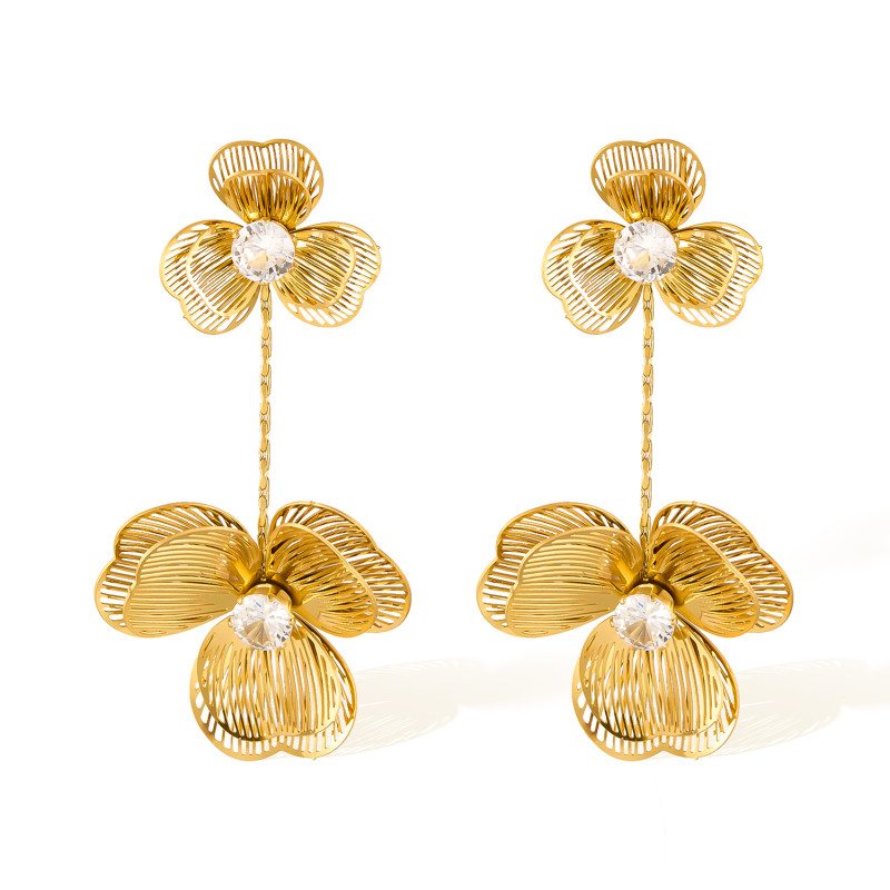 Wholesale Stainless Steel French Style Earrings