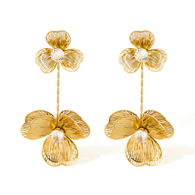 Wholesale Stainless Steel French Style Earrings