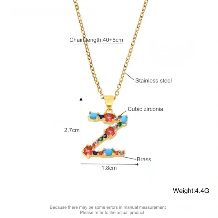Wholesale Copper Colorful CZ Pendant