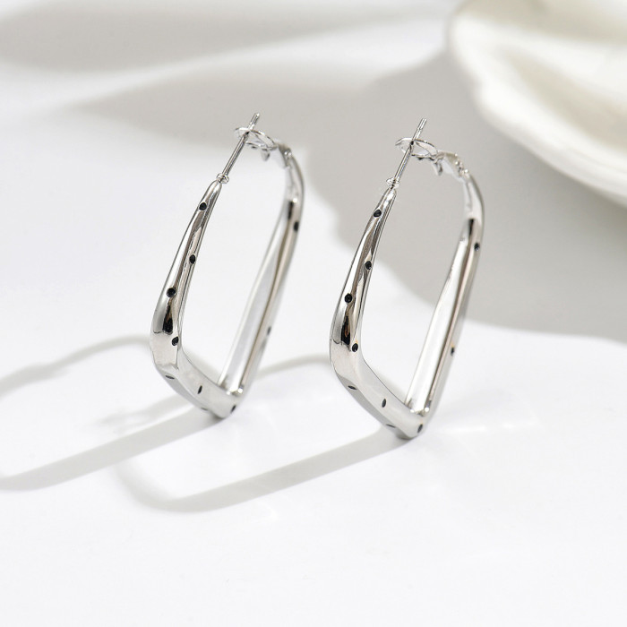 Wholesale Stainless Steel Chunky Hoop Earrings