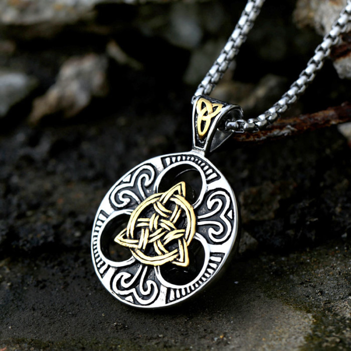 Wholesale Stainless Steel Vintage Viking Celtic Knot Pendant