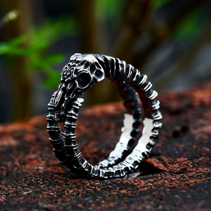 Wholesale Stainless Steel Sheepshead Bone Ring
