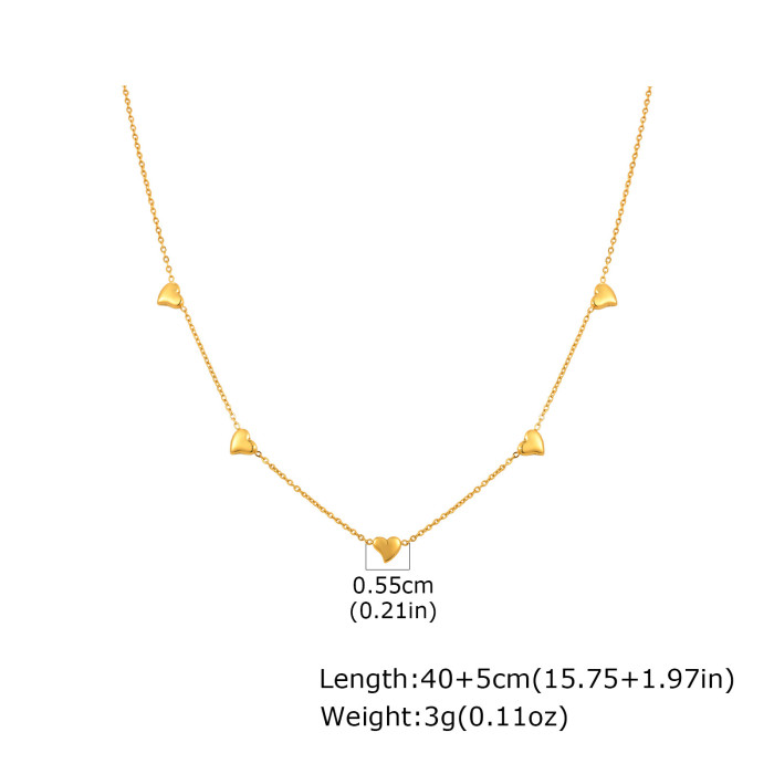 Wholesale Stainless Steel Girls Sweet Necklace
