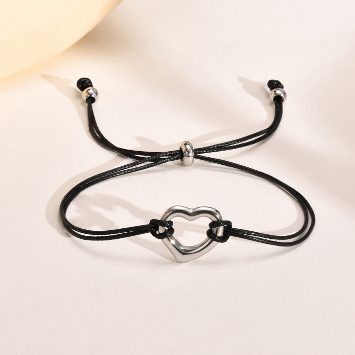 Wholesale Stainless Steel Infinity Heart Bracelet
