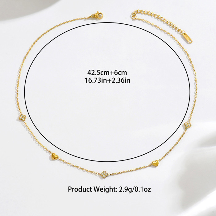 Wholesale Stainless Steel Station Necklace