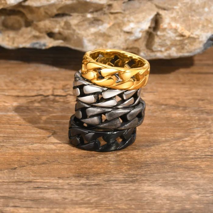 Wholesale Stainless Steel Carbin Chain Ring