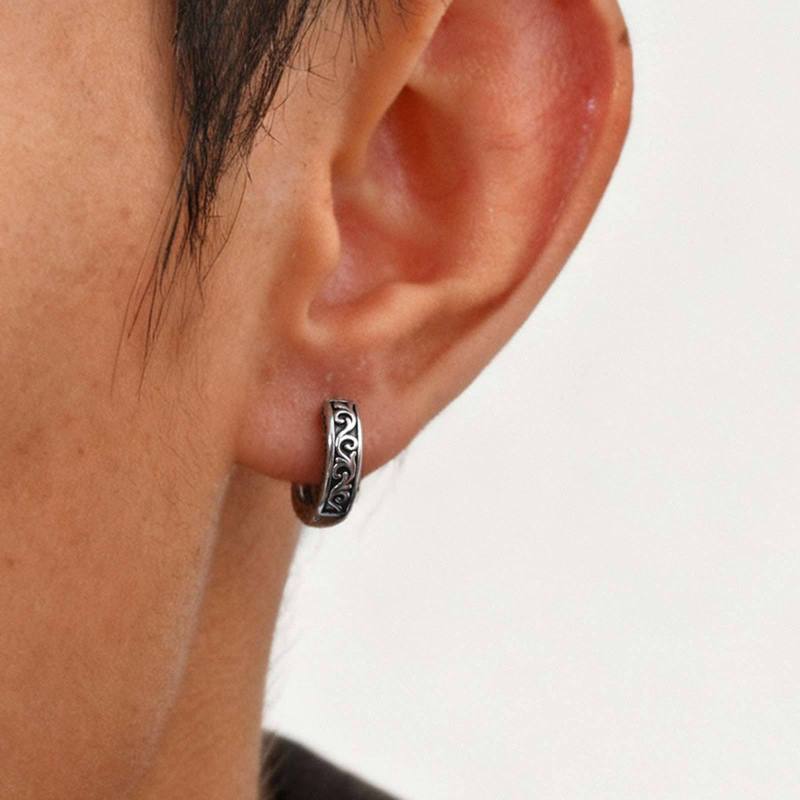 Wholesale Mens Stainless Steel Hoop Earring