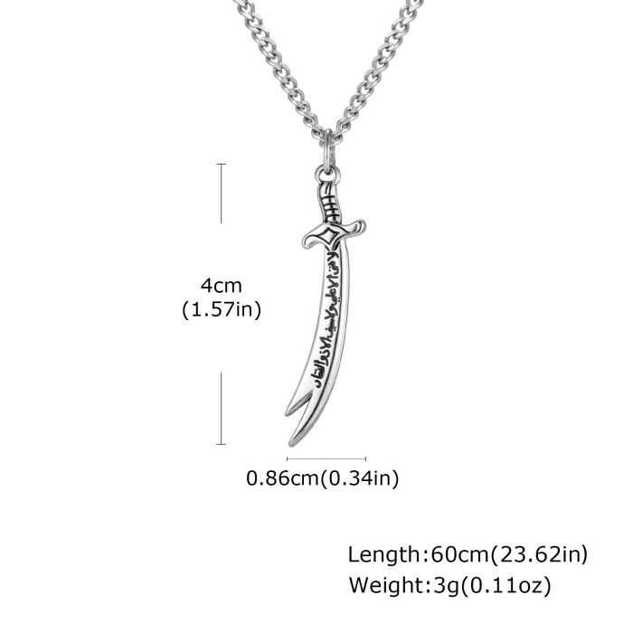 Stainless Steel Dagger Necklace Wholesale