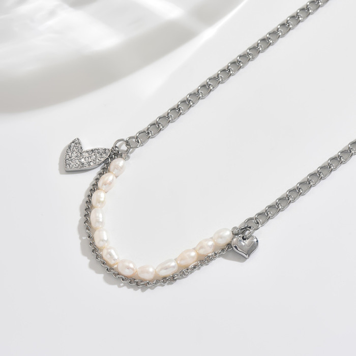 Wholesale Baroque Pearl Heart Jewelry