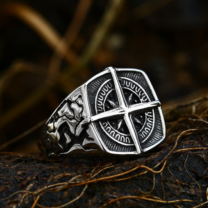 Wholesale Stainless Steel Mens Biker Rings
