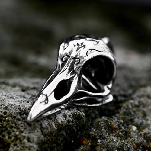 Wholesale Stainless Steel Crow's Head Pendant