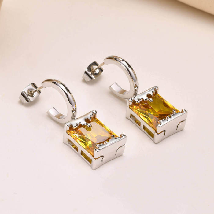 Wholesale Copper CZ Hoop Earrings