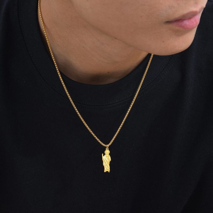 Wholesale Stainless Steel St. Jude Necklace