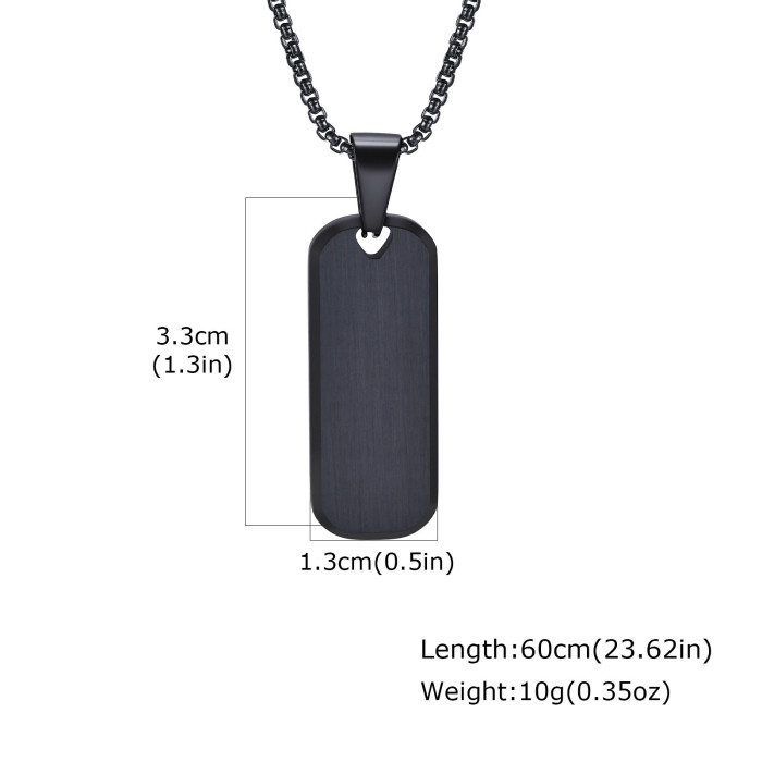 Wholesale Stainless Steel Brushed Pendant