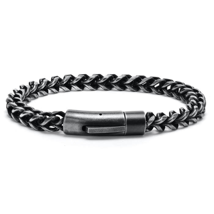 Wholesale Stainless Steel Vintage Franco Chain Bracelet