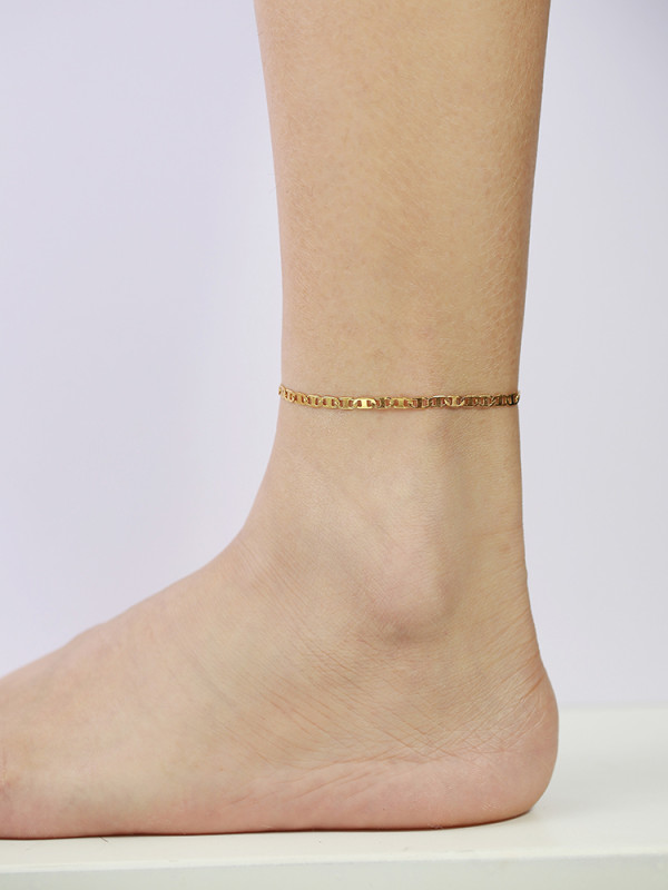 Wholesale Stainless Steel Marina Chain Anklet