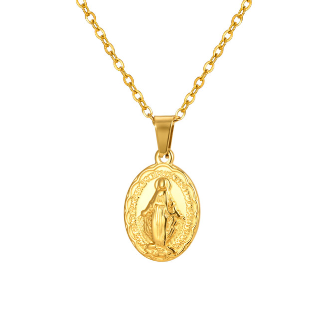 Wholesale Stainless Steel Virgin Mary Pendants