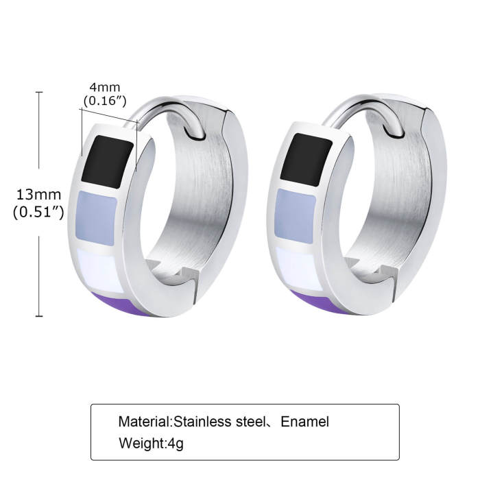 Wholesale Stainless Steel Huggie Earrings
