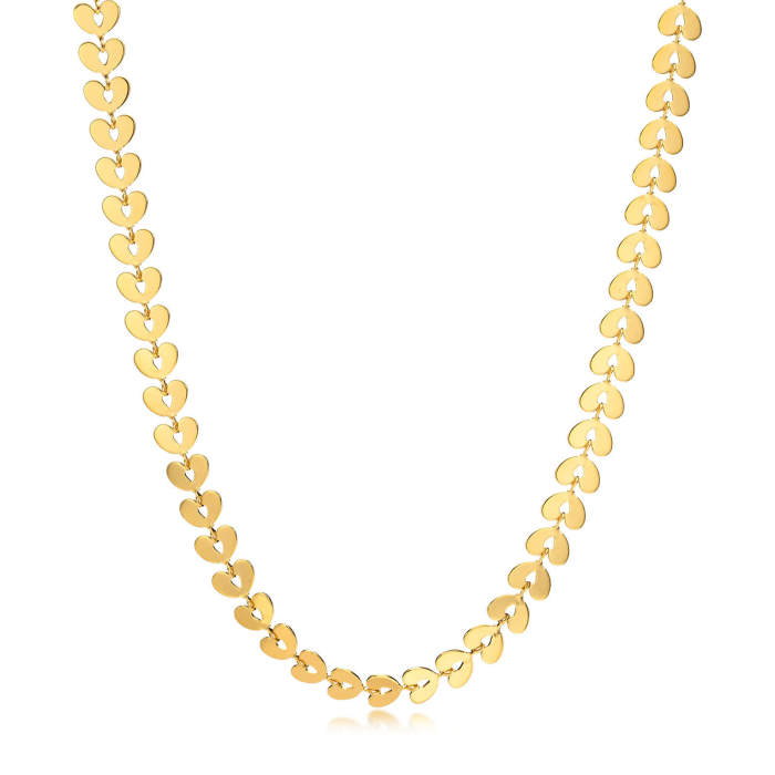 Wholesale Stainless Steel Discs Chain Necklace