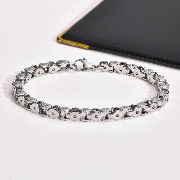 Wholesale Stainless Steel 2023 Bicycle Chain Bracelets
