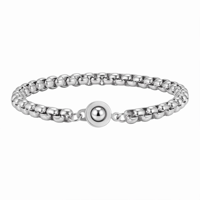 Wholesale Stainless Steel Round Bead Bracelet